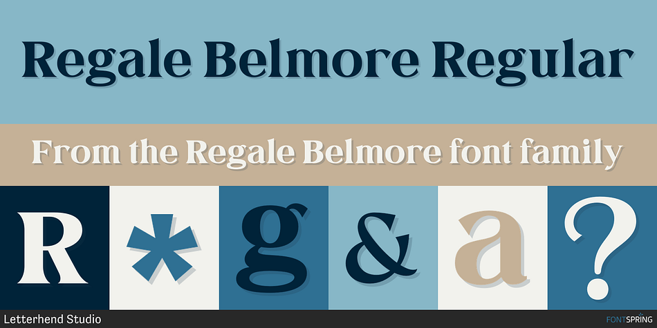 Regale Belmore Regular Font