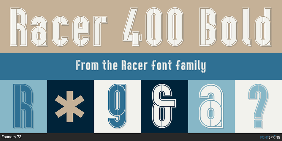 Racer 400 Bold Font
