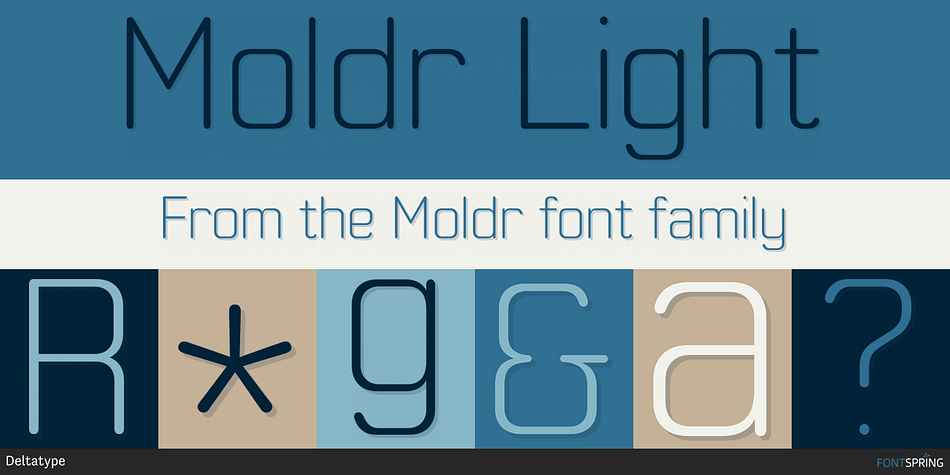 Moldr Light Font