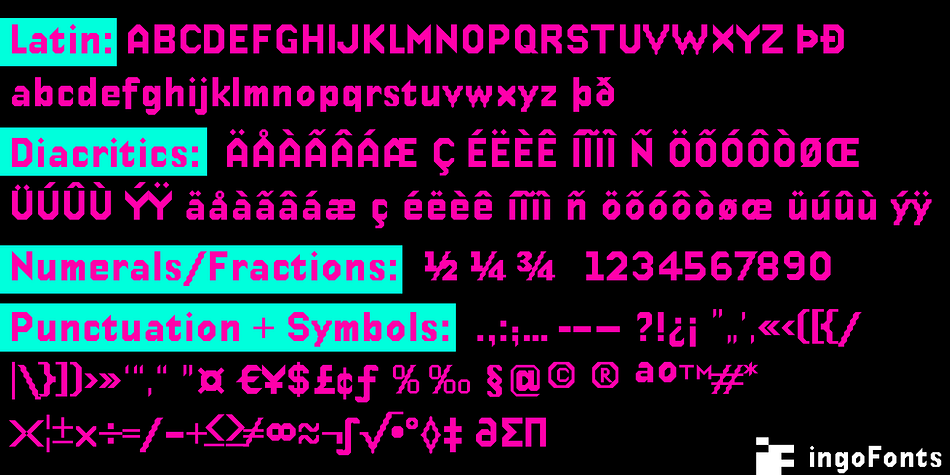 DeDisplay Font