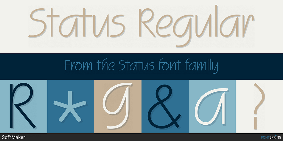Status Regular Font