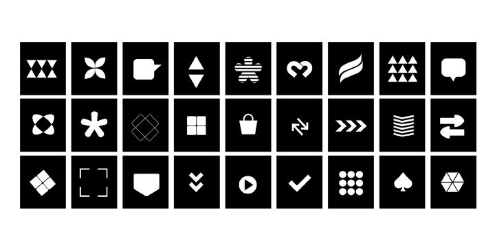 Clio Icons is a  single  font family.