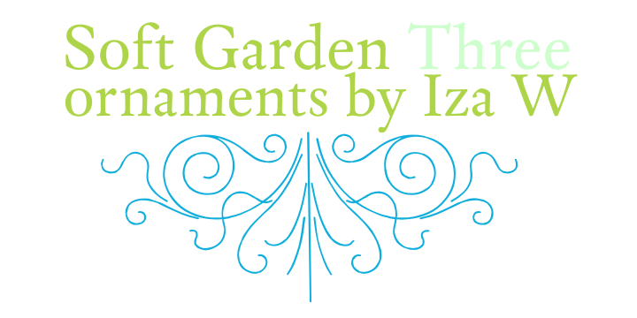 Soft Garden is a six font, dingbat family by Intellecta Design.