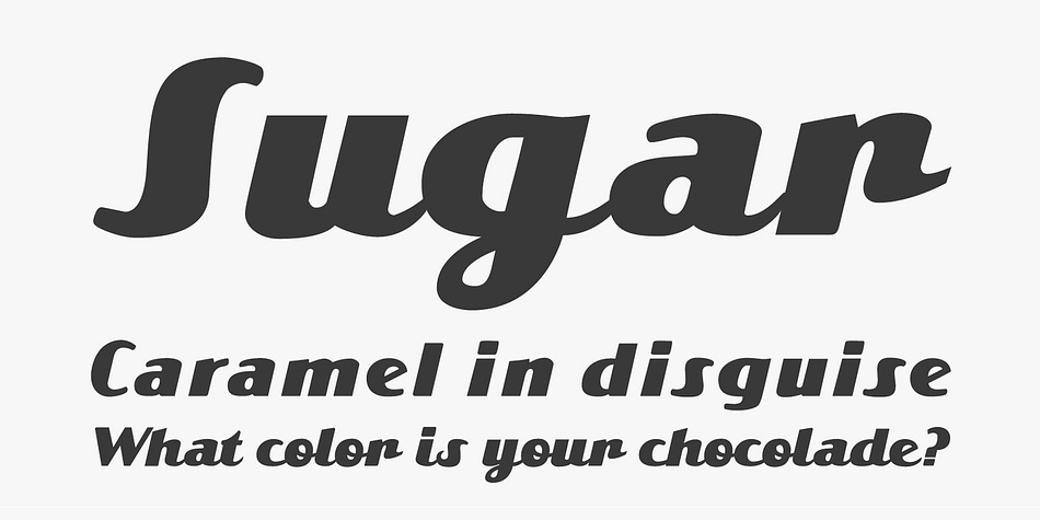 Starting from a few letters it evolved into a catchy retrofont and was completed with a more modern script style.