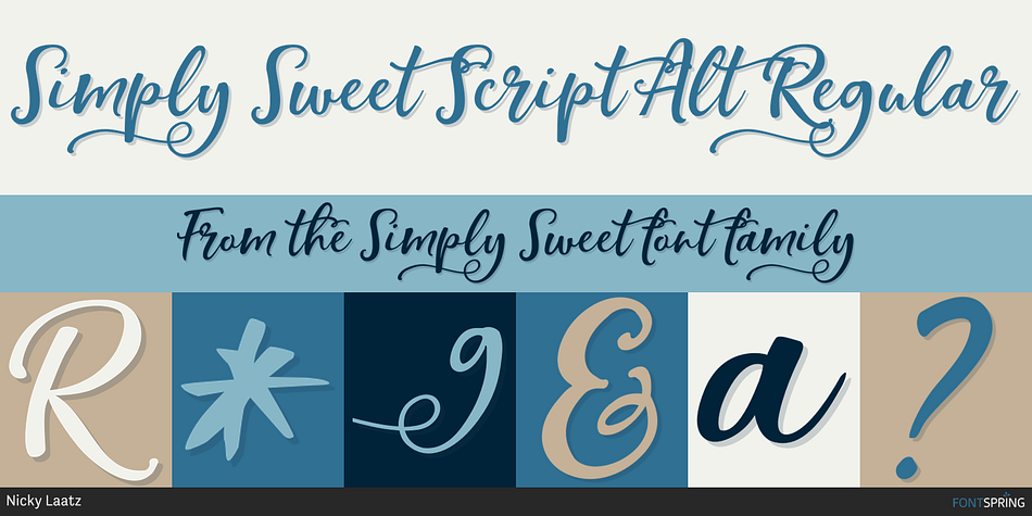 Simply Sweet Script Alt Regular Font