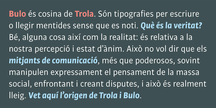 Displaying the beauty and characteristics of the Bulo font family.