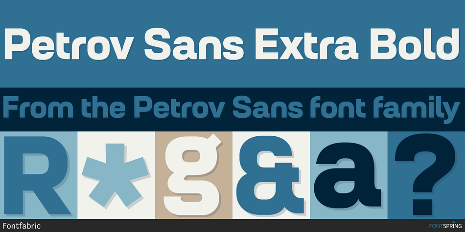 Petrov Sans Extra Bold Font