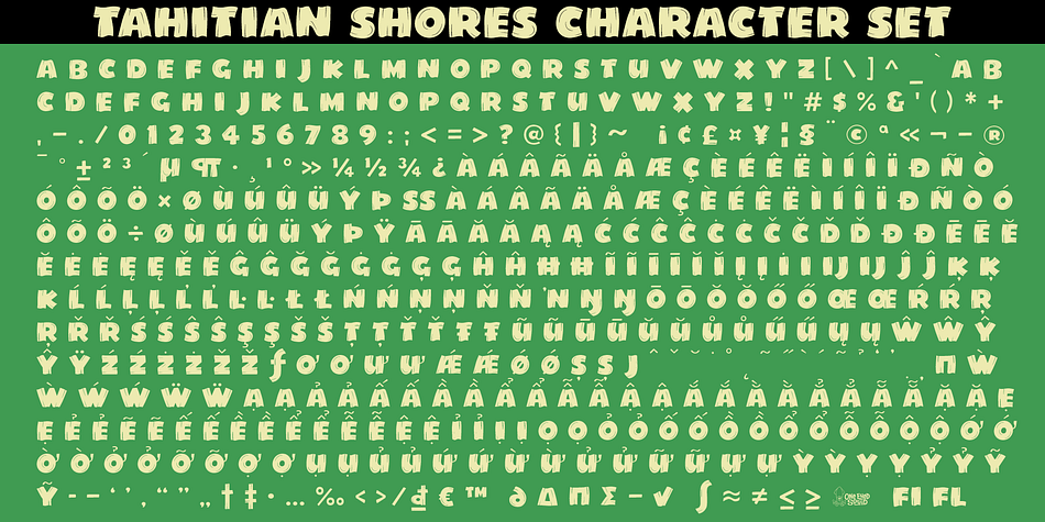 Tahitian Shores Font