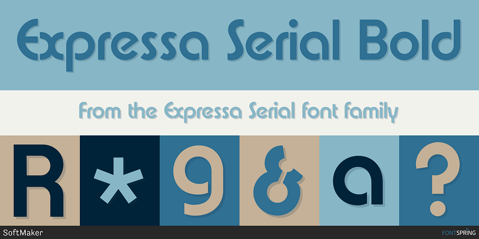 Expressa Serial Bold Font