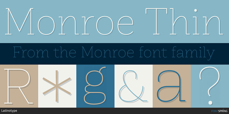 Monroe Thin Font