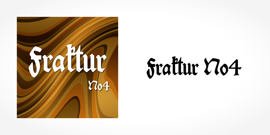 Blackletter is the classic "German" printing type.