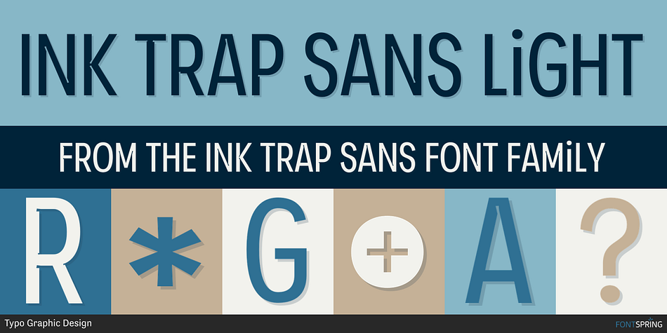 Ink Trap Sans Light Font