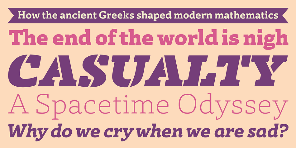 The character set includes 5 sets of numerals, small caps, fractions, alternate characters and case-sensitive forms. Besides standard Latin its extensive character set supports Central European, Baltic and Turkish languages.