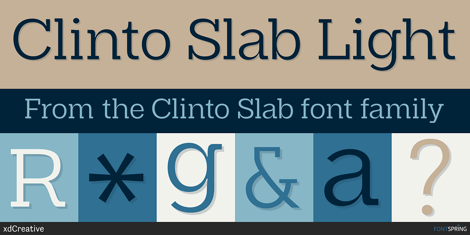 Clinto Slab Light Font