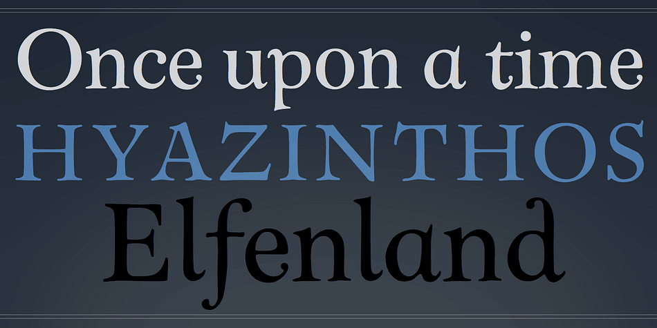 Highlighting the Abendschroth font family.