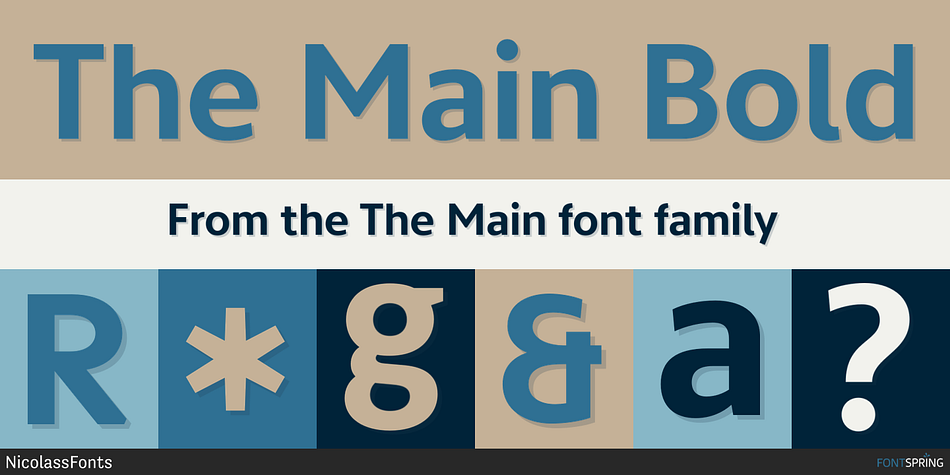 The Main Bold Font