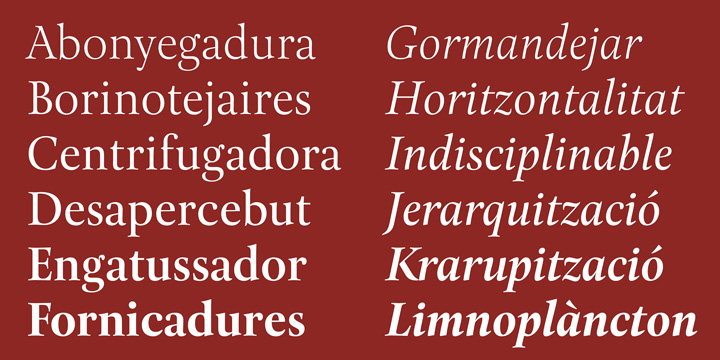 Pona Display is an elegant typeface with stunning bodies of remarkable contrast and sophisticated forms.

It is an Opentype family with a very large encoding and Small Caps, Proportional lining figures, Tabular lining figures, Proportional oldstyle figures, Tabular oldstyle figures, Super and subscripts, Fractions, Ordinals features.