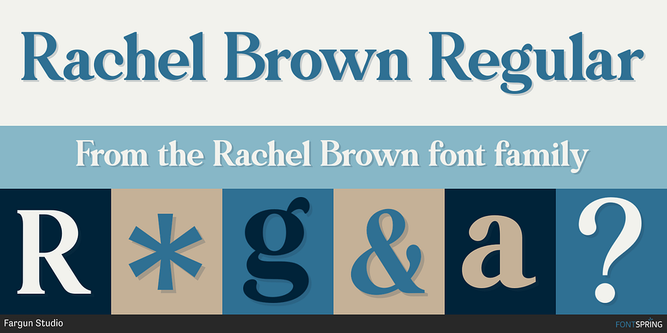 Rachel Brown Regular Font