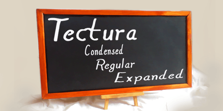Tectura is hand drawn letters that come to you from the typefounders.