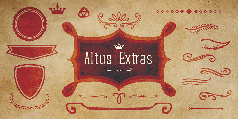 Emphasizing the popular Altus font family.
