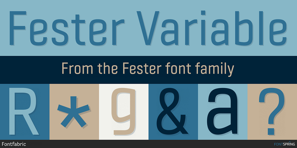 Fester Variable Font