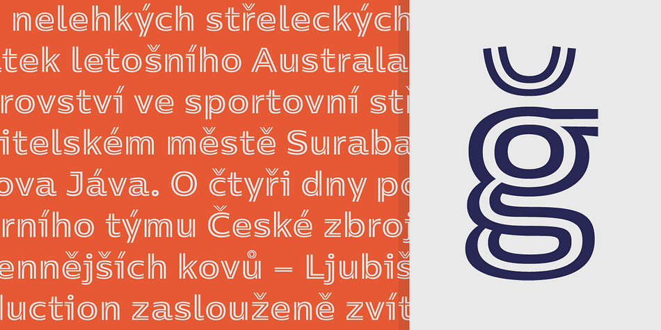 Highlighting the Centrale Sans Inline font family.