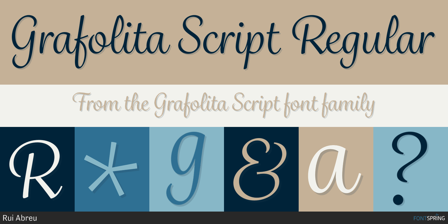 Similar Fonts To Grafolita Script