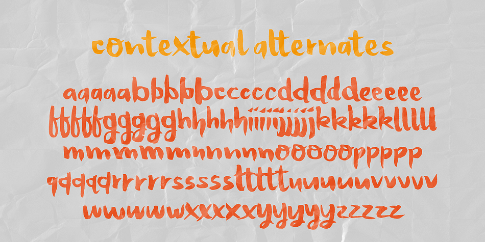 Honeyvoid font family sample image.