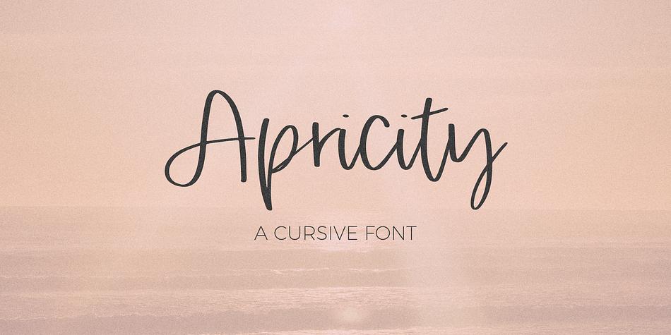 Apricity Font