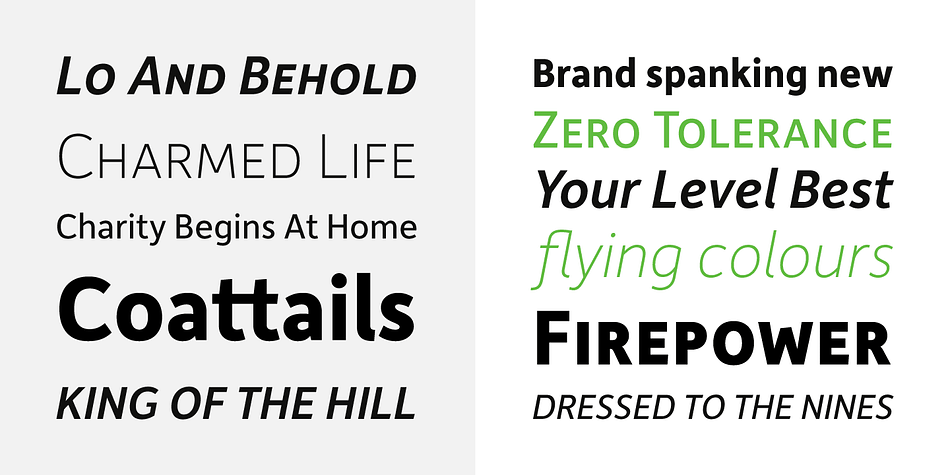 Depot New also boasts two new weights with Thin and Thin Italic added to it