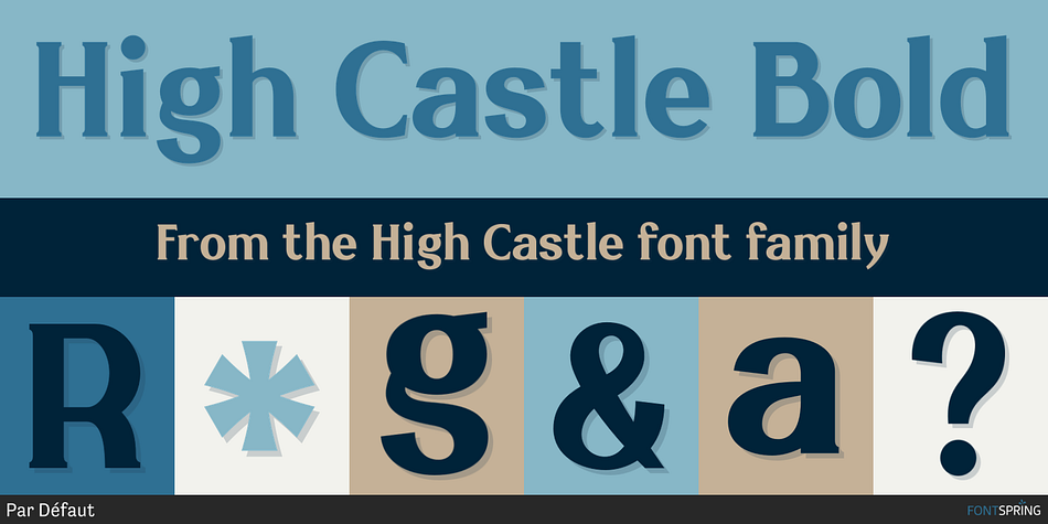 High Castle Bold Font