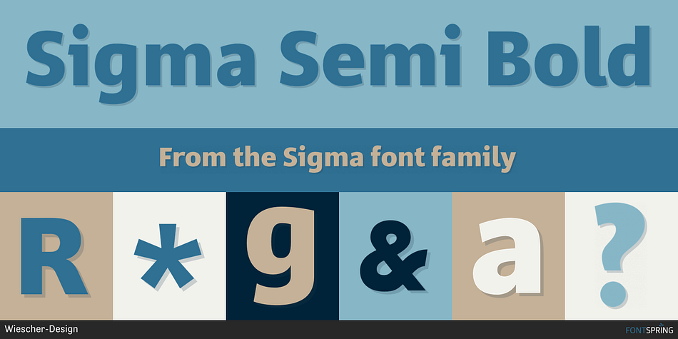 Sigma Semi Bold Font