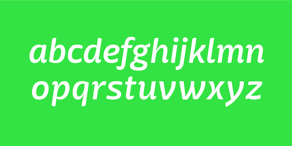 Displaying the beauty and characteristics of the Mangerica Italic font family.