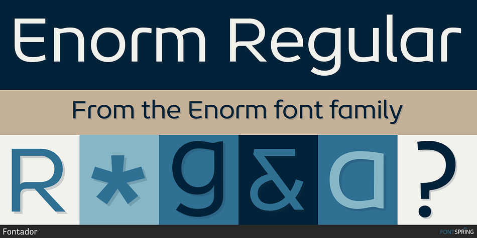 Enorm Regular Font