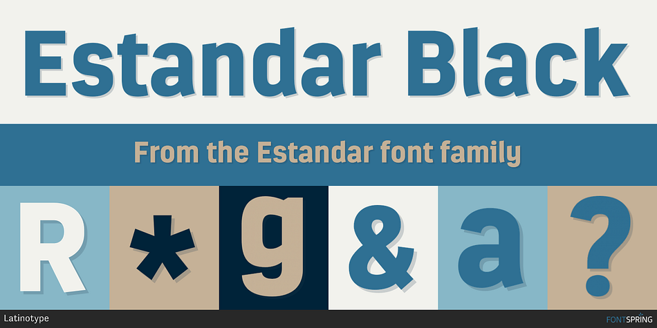 Estandar Black Font