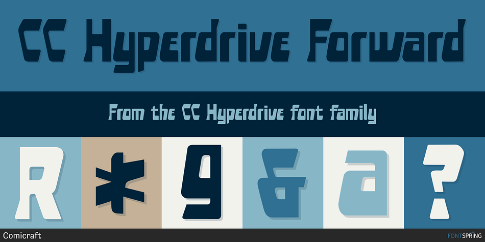 CC Hyperdrive Forward Font