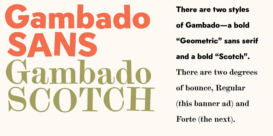 Now, by utilizing pseudo-random contextuality in the OpenType format, Nick Shinn has created complex, default bouncing automatically through the agency of a font, rather than letter-by-letter manual adjustments at the layout level.