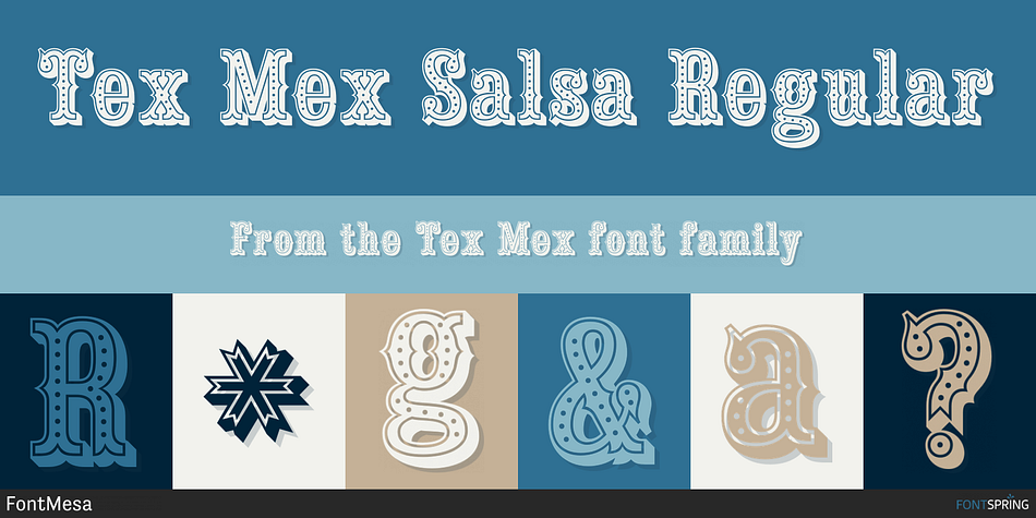 Tex Mex Salsa Regular Font