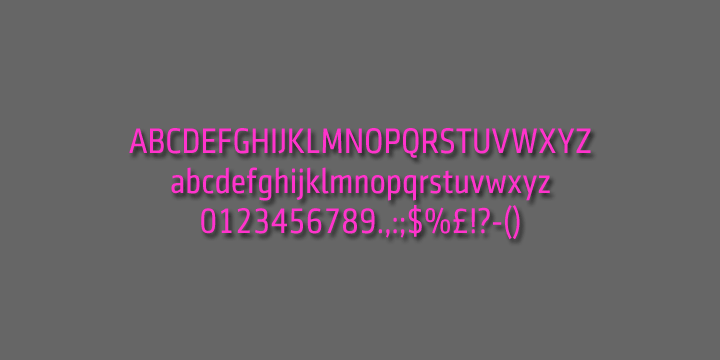 Highlighting the Sentico Sans DT Condensed font family.