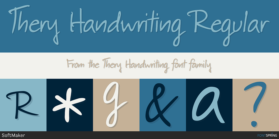 Thery Handwriting Regular Font