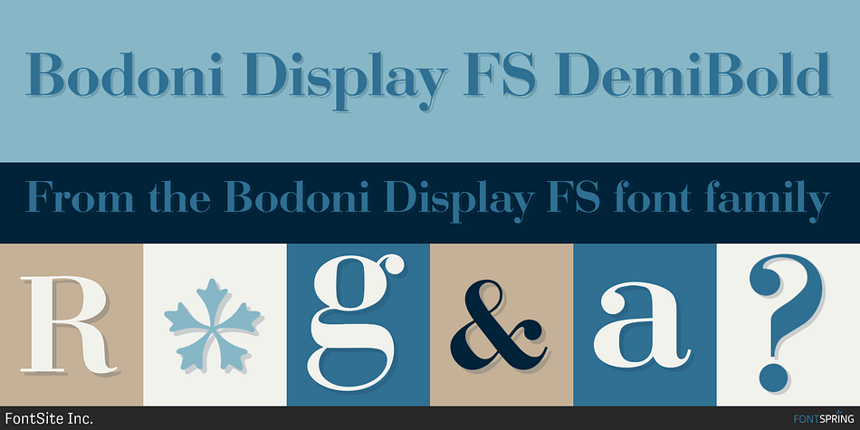 Bodoni Display FS Font