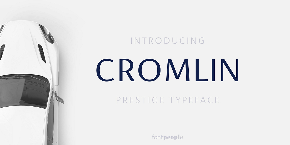 Cromlin Font Poster