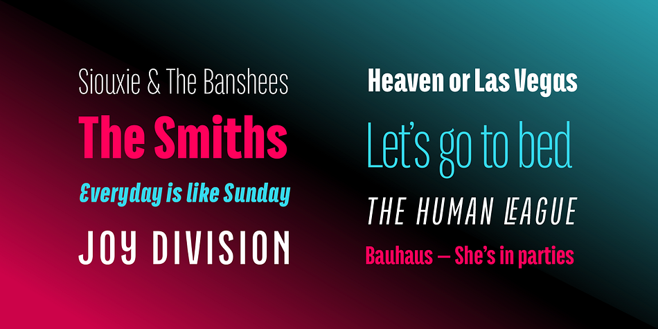 Highlighting the Titular font family.
