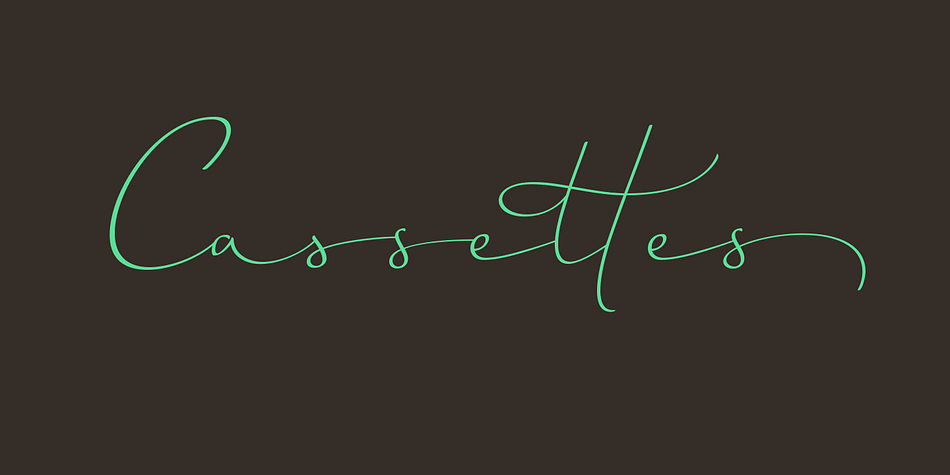 Horizontes Script font family sample image.