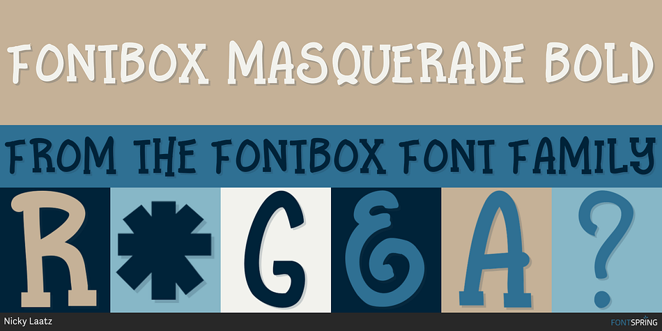 Fontbox Masquerade Bold Font