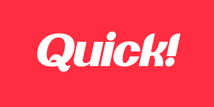 OTC Quick font family by OTC