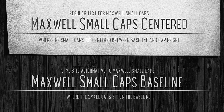 Emphasizing the popular Maxwell font family.
