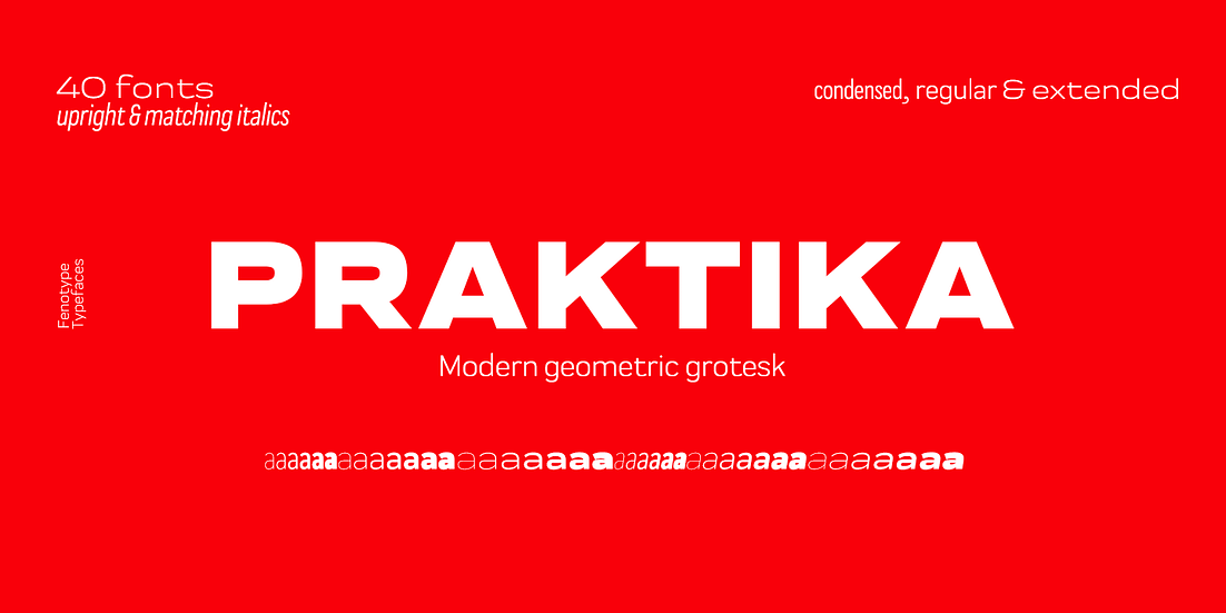 Praktika Font Poster