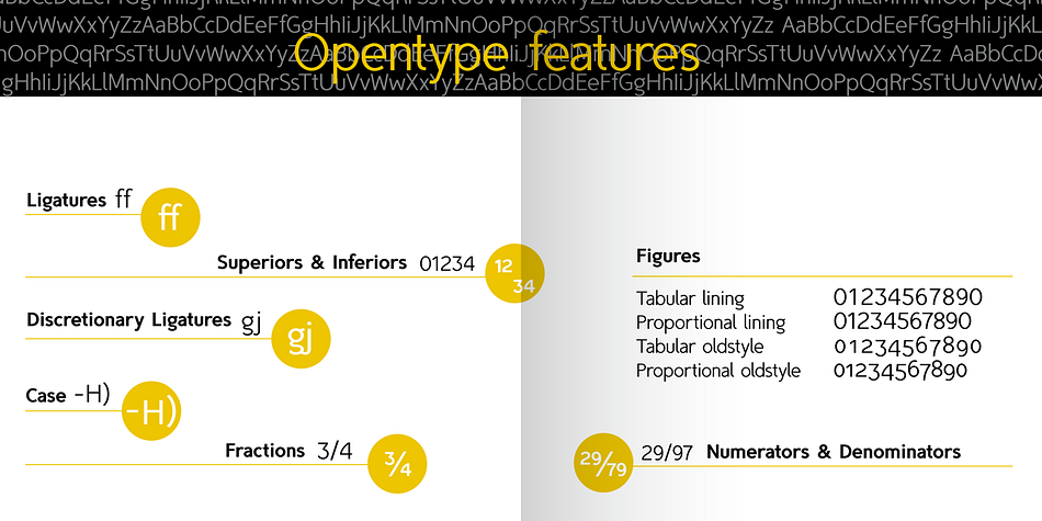 Emphasizing the popular TyfoonSans font family.