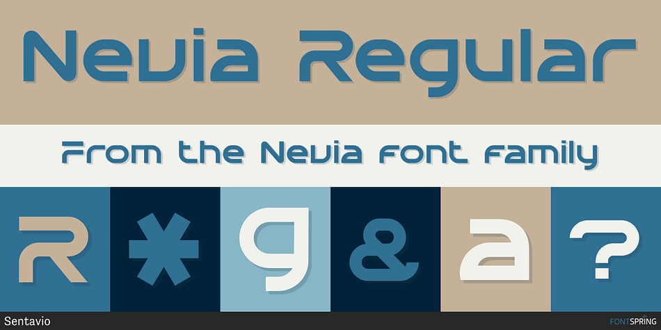 Nevia Regular Font